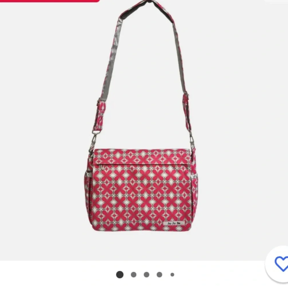 Ju-Ju-Be “better be” diaper bag - pink pinwheels